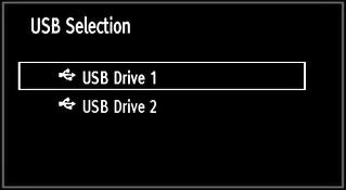 Select a device by using or button and press OK. Viewing Videos via USB When you select Videos from the main options, available video fi les will be fi ltered and listed on this screen.