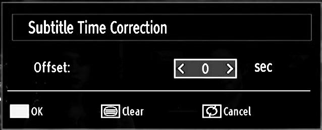 Pause (OK button): Pause the video playback. Rewind ( button): Goes backward. Forward ( button): Goes forward. Subtitle/Audio (LANG. button): Sets subtitle/audio.