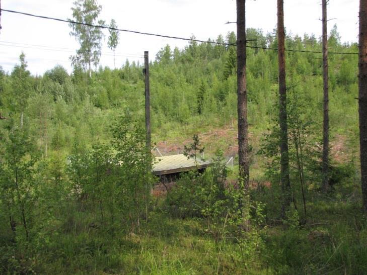 Osa-alueen länsipään laajaa hakkuuaukea
