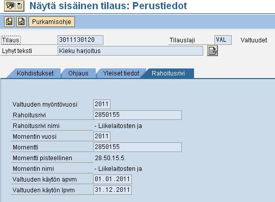 annettavat tiedot Valtuuden myöntövuosi Valtuusraportoinnissa käytettävä TaKP-tili