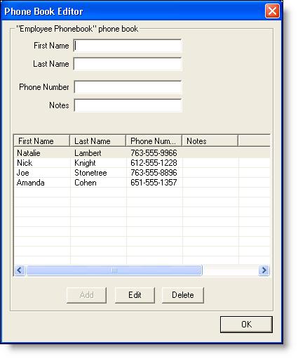 Cisco Agent Desktop -käyttöopas Työntekijän puhelinluettelon muokkaaminen: 1. Valitse Valintapaneeli-ikkunassa Työntekijän puhelinluettelo avattavasta Puhelinluettelot-luettelosta ja valitse Muokkaa.