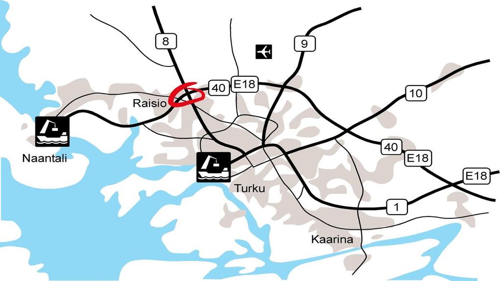 E18 Turun kehätie kaupunkirakenteessa - lähtökohtia. LiVin päätös 16.11.2015 E18 reiteistä ja viitoituksesta Turun kaupunkiseudulla MEYE R Turun kaupungin päätös 16.2.2016; >15 m:n ajoneuvojen läpiajokielto.