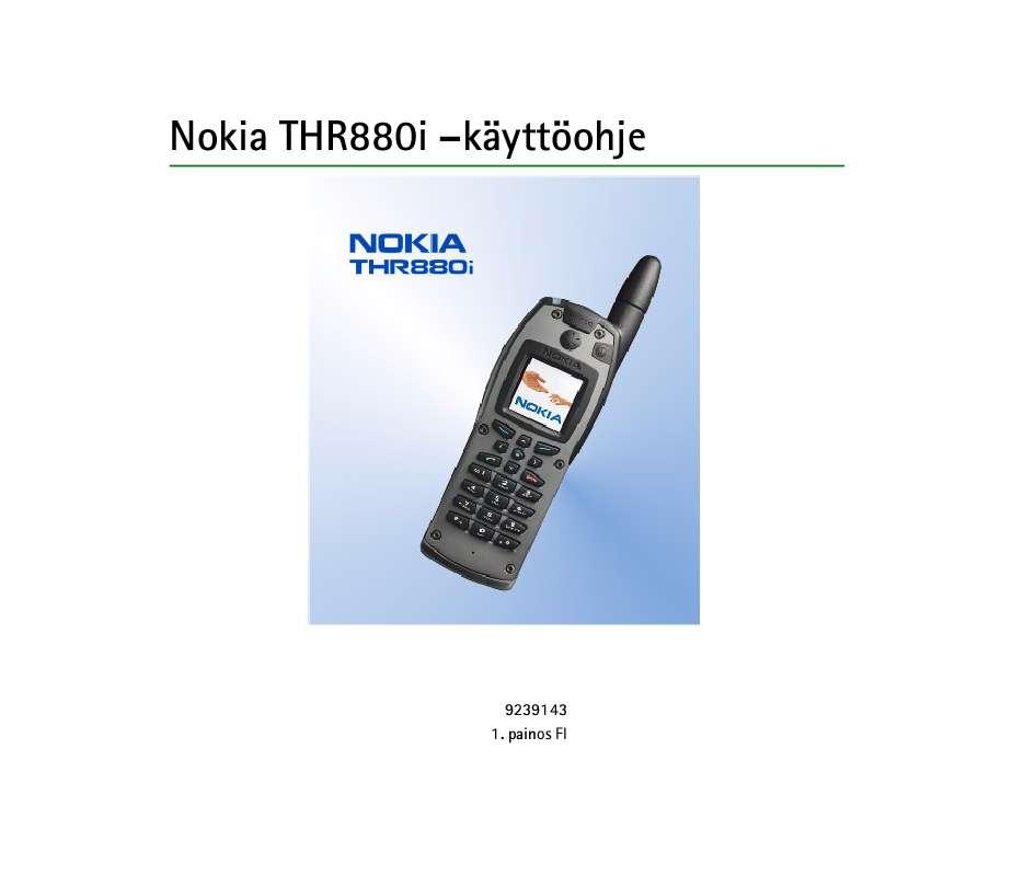 ). Yksityiskohtaiset käyttöohjeet ovat käyttäjänoppaassa Käyttöohje NOKIA THR880I Käyttöohjeet NOKIA THR880I Käyttäjän opas