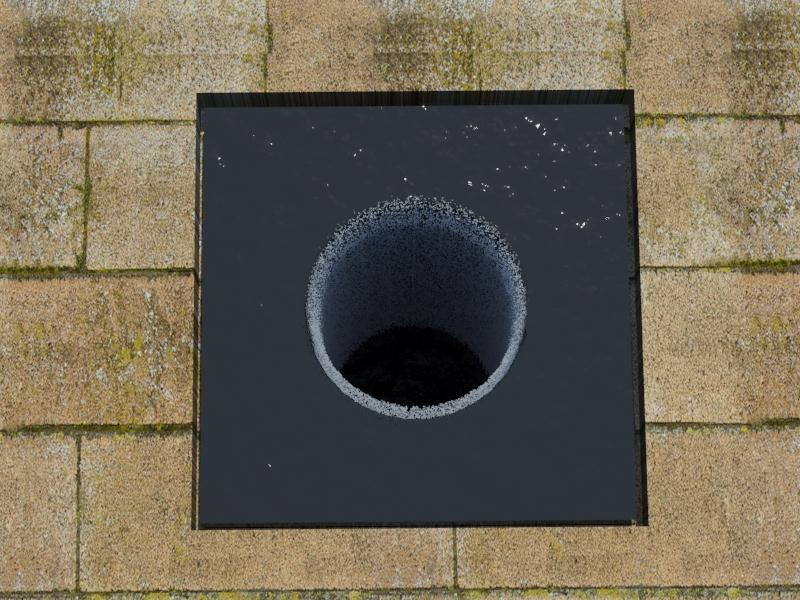 17 Kuva 18. Pit fountain, animoidut vesipartikkelit.