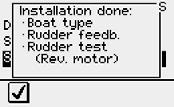 Automaattinen ohjaus Automatic steering menu sisältää