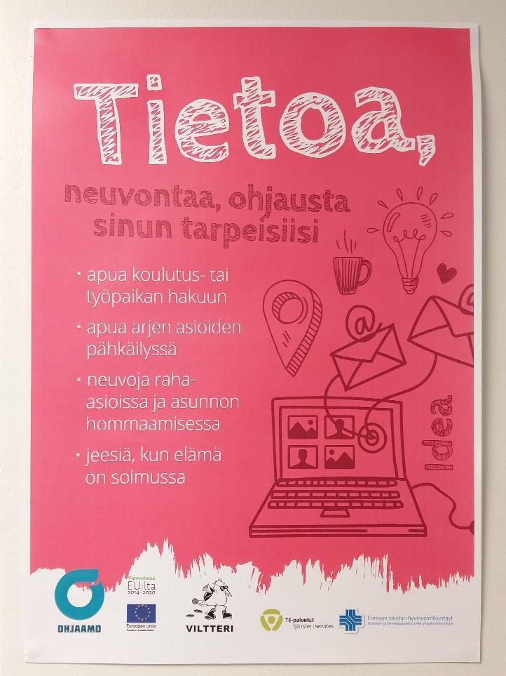 5.1 Ohjaamo Forssan toimintatapa/toimintamalli Forssan seudulla on tehty intensiivistä nuorten ohjaus- ja valmennustyön kehittämistä jo vuodesta 2009 lähtien.