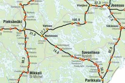 C 5/2002 R Kolmen puutavaravaunun suistuminen kiskoilta Huutokoskella 31.5.2002 1 ONNETTOMUUS 1.1 Yleiskuvaus Huutokoskella tapahtui 31.5.2002 kello 17.