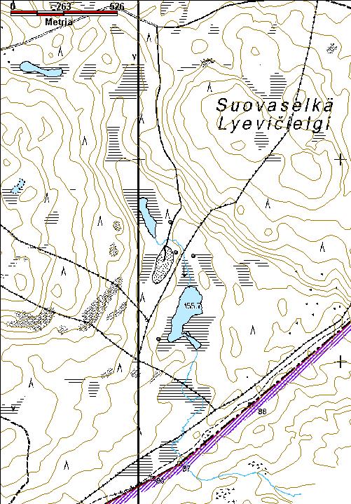 101 Kohdetyyppi: 9 Valmistuspaikat/työpaikat Copyright: Metsähallitus 2008