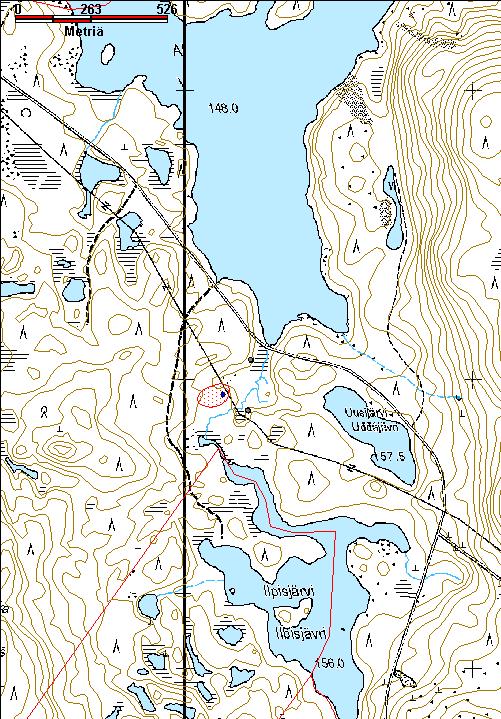 51 Kohdetyyppi: 1 Asuinpaikat Copyright: Metsähallitus 2008