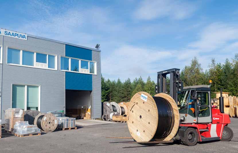 Kaapelikelojen kierrätys Recycling of drums Nestor Cablesille tuotteiden ja tuotannon ympäristöystävällisyys on tärkeää. Ympäristönäkökulma otetaan huomioon myös tuotteiden pakkauksessa.