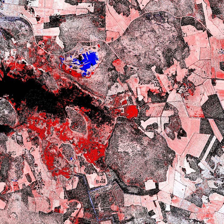 Kuva 26. Blokkijaon mukainen kuva tuotantoalueiden korkeuseroista.