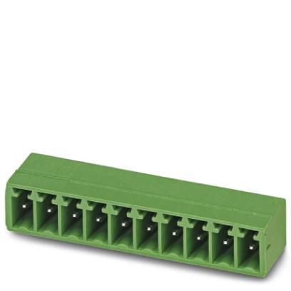 Poimi online-katalogista MC 1,5/10-G-3,81 Tilausnumero: 1803358 The figure shows a 10-position version of the product Header, Nominal current:, Nom. voltage: 160 V, Pitch: 3.