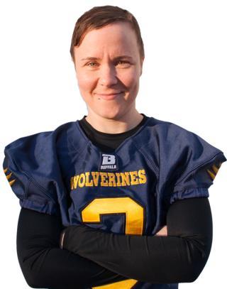 Tiainen QB #15 Jenni Kangas WR