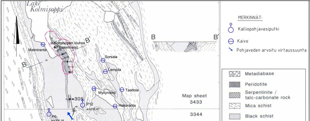 1 1 JOHDANTO 1.1 Alueen hydrogeologiset olosuhteet Geologisilla olosuhteilla on vaikutusta pohjaveden laatuun, joten seuraavassa on lyhyt kuvaus alueen geologiasta (mm. ympäristölupa Nro 33/07/1, 29.