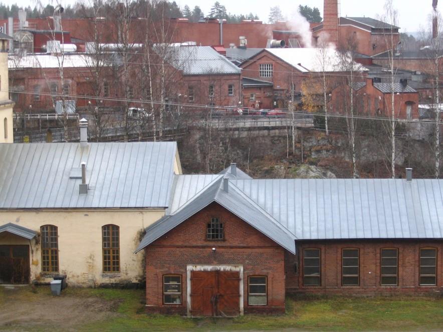 Puuhiomo ja kartonkitehdas 1900-luv.alku Juankoski kehittämiskeskustelu 14.