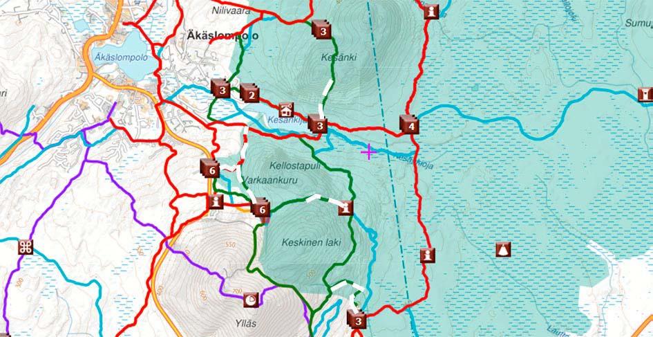 Pyöräily sallitaan jatkossa kaikilla kansallispuiston virallisilla kesäreiteiksi maastoon merkityillä reiteillä lukuun ottamatta Varkaankurun rajoitusvyöhykkeen polkua, Kellostapulinkurun