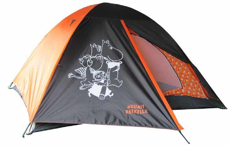 Muumi-aiheinen teltta koko perheen retkeilyyn!