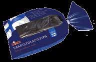 rasvahappoja 0,1 g, Hiilihydraatteja 53,9 g, josta sokereita 20,5 g, Kuitua 6,5 g, Proteiinia 5,8 g, Suolaa 1,2 g *6410580000194* Ainesosat: Vehnäjauho, sokeri, vesi,