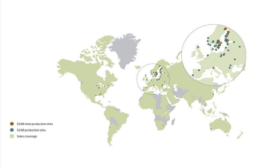 7 (37) 2 SSAB OY SSAB on vuonna 1918 perustettu ruotsalainen, pitkälle erikoistunut teräsyhtiö.