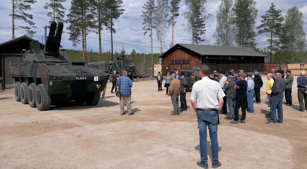 Karjalan tykistökilta vieraili Pahkajärvellä Repo -ampumaharjoituksessa 25.5.2017.