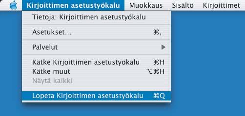 asetustyökalu. 29 Valitse alla olevan kuvan mukaisesti. Langaton verkko Mac OS X 10.