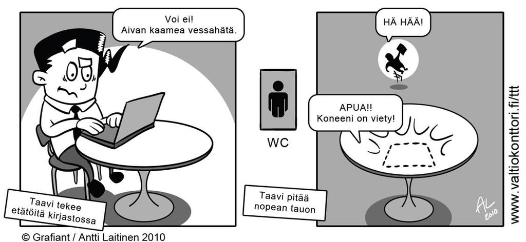 Huolehdi tietojen varmuuskopioinnista ja/tai tarvittaessa synkronoinnista muuhun tietojärjestelmään organisaatiokohtaisen ohjeen mukaisesti. 5.8.2.