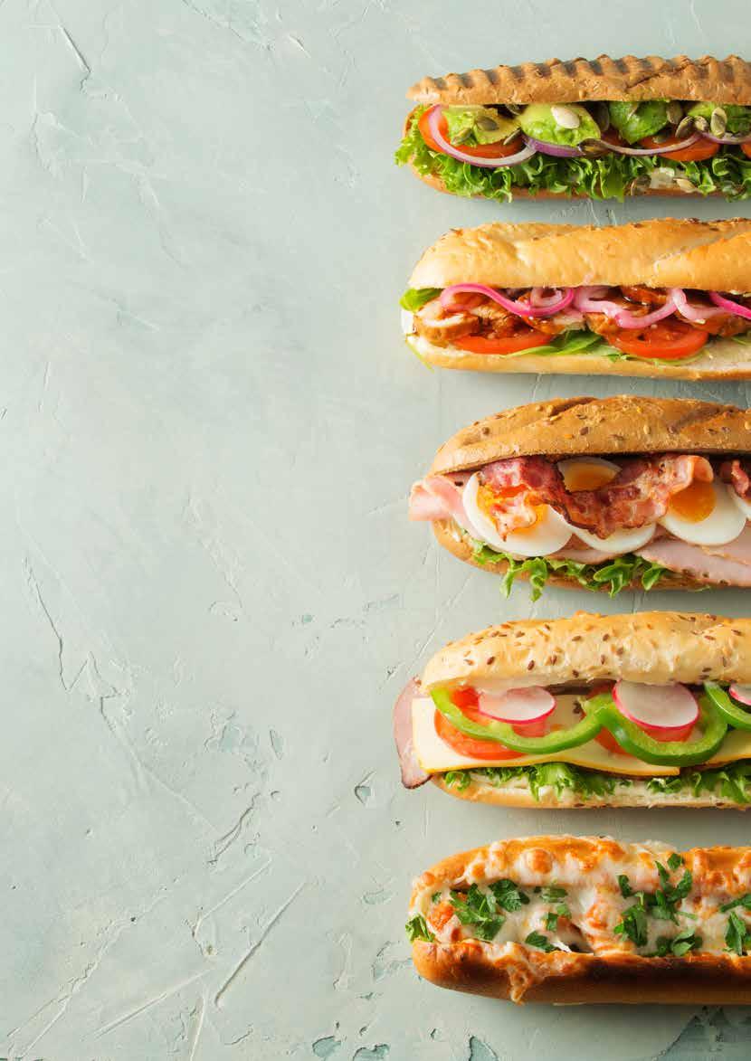 Sandwichit helposti Katuruoka ja täytetyt leivät ovat kasvattaneet kysyntää. Täydellinen sandwich nautitaan nyt välipalaksi, lounaaksi ja päivälliseksi.