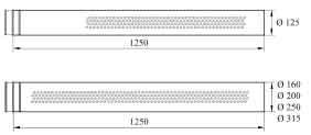 6 SOFTFLO 3. Päätelaitteen pituus terminen laatu Jos ilmamäärä Softflon metriä kohti on pienempi kuin 40 l/s, päätelaitteen ilmanliikkeet täyttävät S2:n mukaiset termiset laatuvaatimukset.
