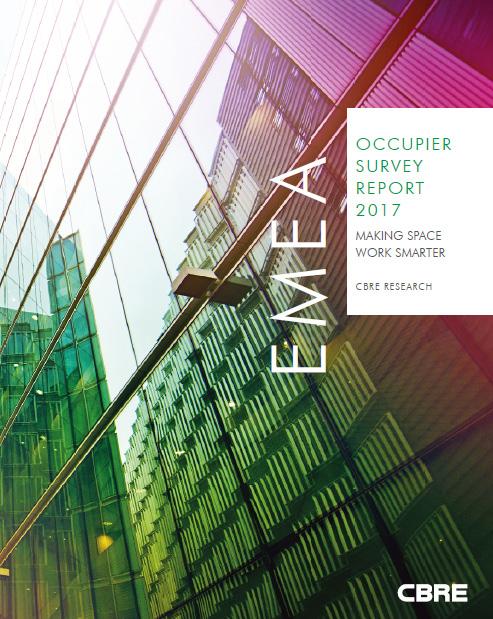 FINLAND OCCUPIER SURVEY Tämä raportti pohjautuu CBRE:n vuosittaiseen käyttäjäyrityksille suunnattuun Euroopan, Lähi-Idän ja Afrikan laajuiseen kyselyyn, Occupier Survey 2017.
