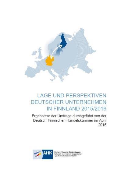 Unternehmensumfrage an deutsche Unternehmen in Finnland Ende März bis Anfang April 2016 265 Unternehmen in Finnland angesprochen, Teilnahmequote 56 % Zum Großteil KMUs Beschäftigen ca.