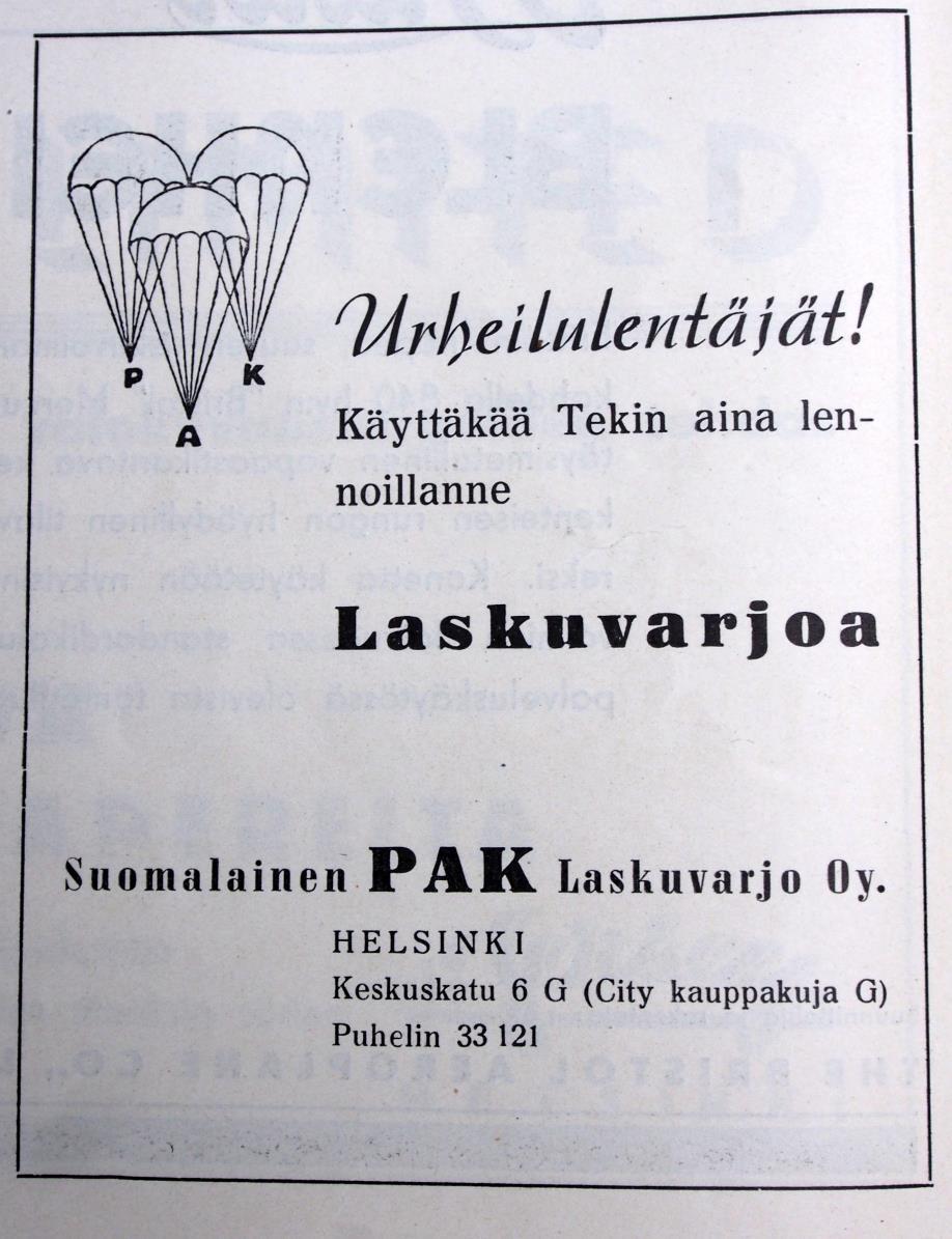 Erhon ajatuksista kiinnostuneet voivat tutustua kirjoituksiin syvällisemmin Senior Skydivers ry:n nettisivuilla.