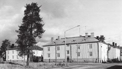 Kapernaumin kortteli Kapteeninkadun suunnasta