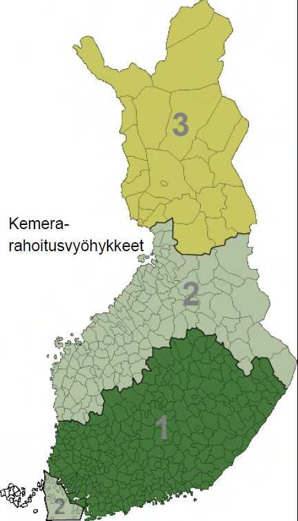 8 1) ja mikä työlaji on kyseessä (Taulukko 1). (Pirkanmaa Metsäkeskus Tapio 2009, 7.) Kemera-tuen suuruuteen vaikuttaa lisäksi voimassaoleva metsäsuunnitelma.
