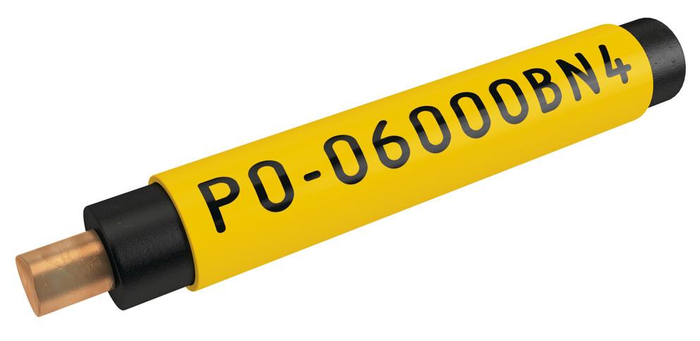 Keskus Merkintätarvikkeet Tulostettavat materiaalit PO/POZ-profiilit johtimille ja kaapeleille Ovaalin muotoinen merkintäprofiili Nopea ja helppo asennus ~0,25-185 mm² Yleistä PO/POZ on ovaalin