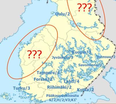 Keräyspaikkojen tilanne 8.9.