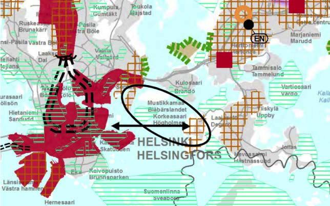 merkittäväksi alueeksi (Kuva 3). Kuva 2. Ote Uudenmaan maankuntakaavasta.