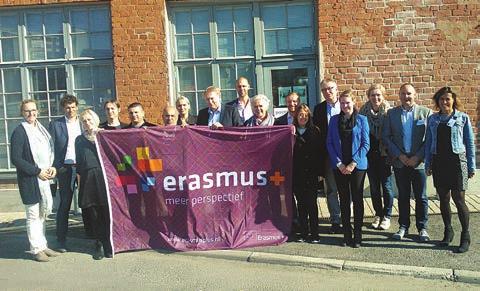 2016 Inclusive and Accessible VET -projektin työkokousta. Projekti on rahoitettu Euroopan unionin Erasmus+ -ohjelmasta.