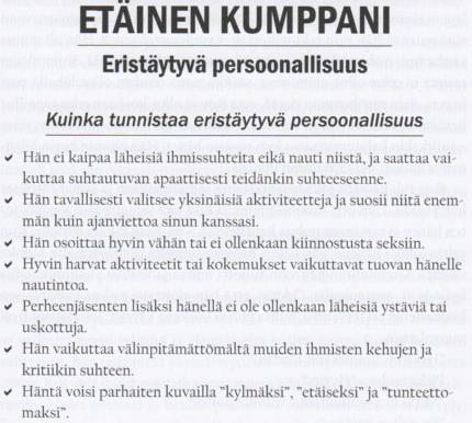 Eristäytyvä persoonallisuus 080317 yl juha kemppinen 14 WB Johnson & K Murray: