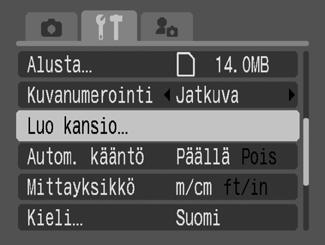 Kun kamera on pystysuorassa, suunta-anturi päättelee ylemmän kyljen puoleisen reunan olevan kuvan yläreuna ja alemman kyljen puoleisen reunan olevan kuvan alareuna.