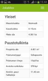 Sovelluksen etuja ovat mittaustiedon tallentuminen heti mittaustapahtuman jälkeen palvelimelle.