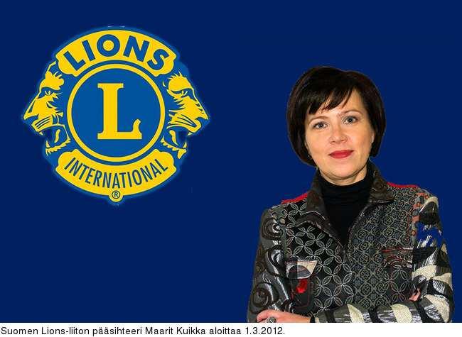 Kevät tuo tullessaan uudistuksia Suomen Lions-liitossa. Merkittävin niistä on uuden pääsihteeri Maarit Kuikan aloittaminen tehtävässään. Avoimuutta lisäämme julkaisemalla hallituksen pöytäkirjat.