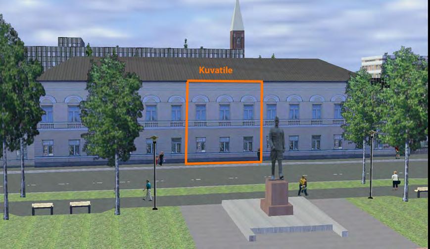 Esimerkki Tile -teksturoidusta rakennuksesta 2.3.4 LOD Virtuaalimallein voidaan kuvata taajamaa, maaseutua tai yksittäisen projektin kohdetta.