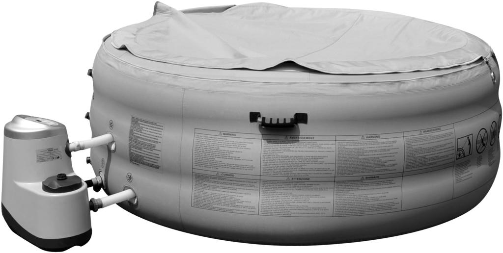 Inflatable Hot Tub with Air Jets Uppblåsbart spa med airjet Oppblåsbar spapool med