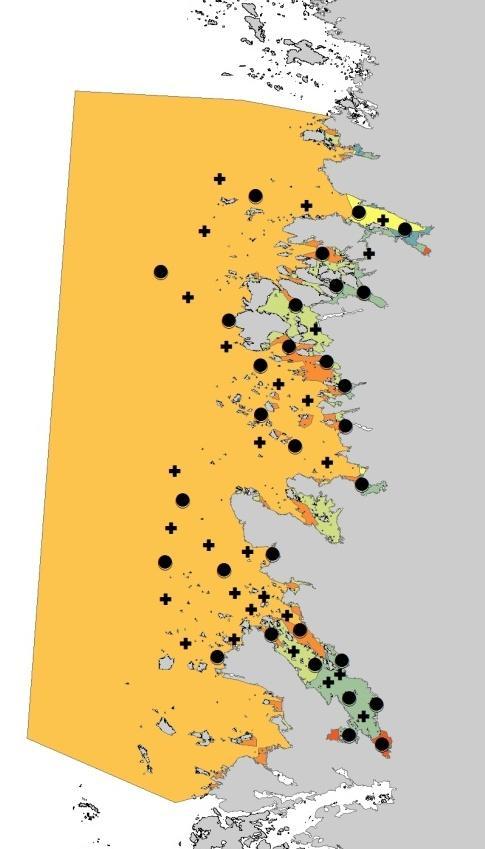 edustaville rajatuille alueille Mallinnuksen avulla