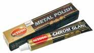 Kemikaalit Kiillotus- ja hiomatahna kromille ja metallille Autosol Tahnamainen kiillotusaine puhdistaa, poistaa ruosteen ja hapettumat sekä kiillottaa metallipinnat.