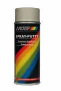 0,25 kg purkki Tukkupakkaus 1 kpl 6 kpl 104-000054 Aerosolikitti Viimeistelytasoite paikkaa pienet kolot ja naarmut hyvän täyttökykynsä ansiosta. Sopii mm. metallille, puulle ja betonille.