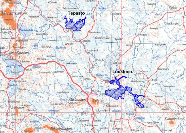 Loukisen altaan alueella sijaitsee Rautuskylä ja Kuivasalmen kylä. Näissä molemmissa on pysyvää asutusta ja lisäksi Rautuskylä on merkitty maisemallisesti arvokkaaksi alueeksi.