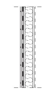KUVA 5. Väliseinärakenne märkätila (RT 82-10903.