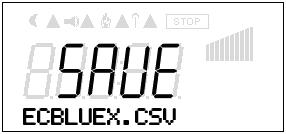 PIN Input-> RS-485 -> Select device: 002 -> Files -> Start Download Parameterset Files ECBLUEX.CSV TEST01.CSV TEST02.CSV TEST03.