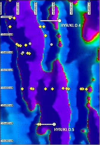 Kelosuon alueella esiintyy merkittäviä nikkeli-kupari moreenianomalioita yhdessä pohjoiseteläsuuntaisten kapeahkojen magneettisten anomalioiden kanssa.